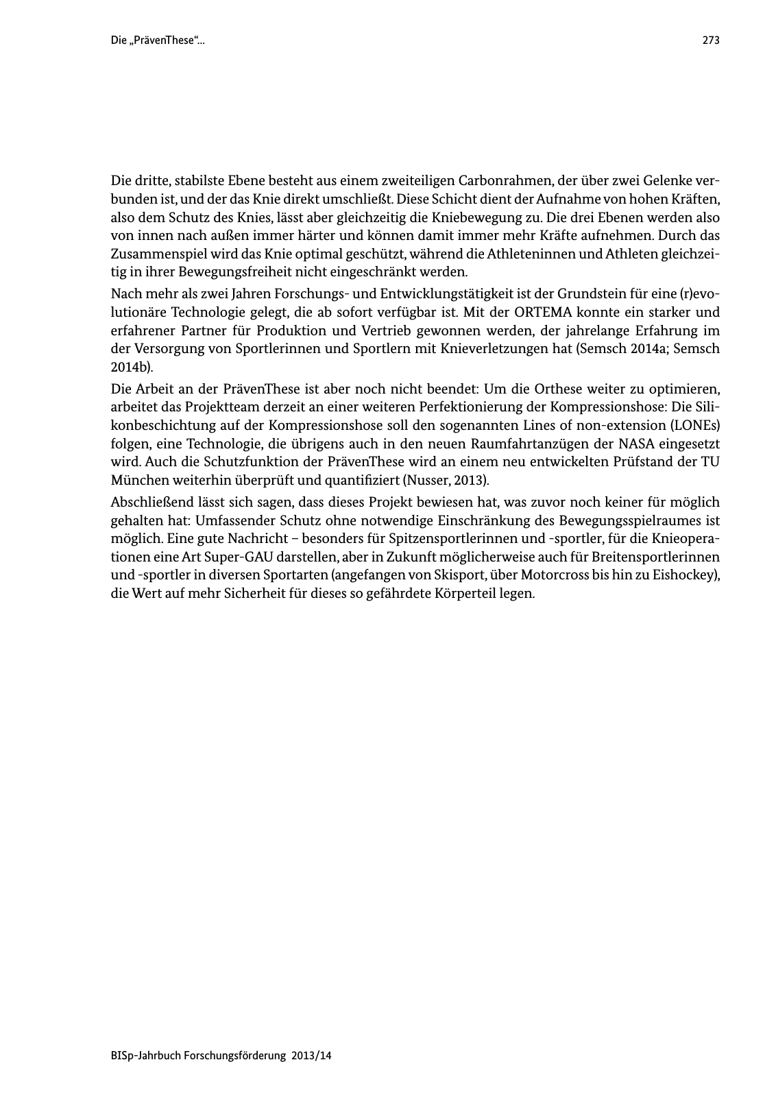 Vorschau BISp-Jahrbuch Forschungsförderung 2013/14 Seite 274