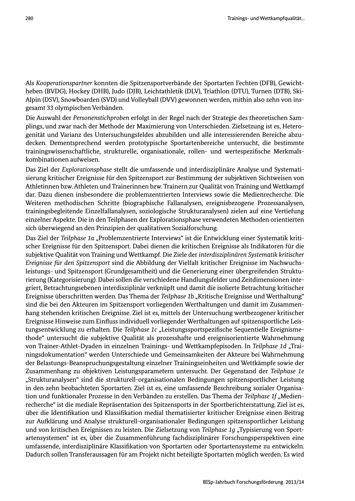 Vorschau BISp-Jahrbuch Forschungsförderung 2013/14 Seite 281