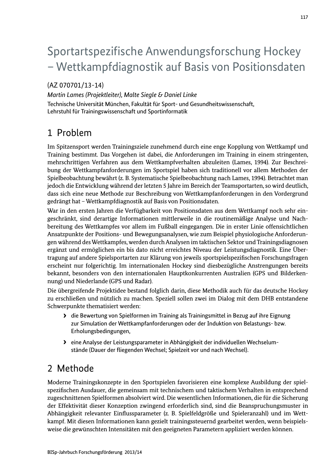 Vorschau BISp-Jahrbuch Forschungsförderung 2013/14 Seite 118