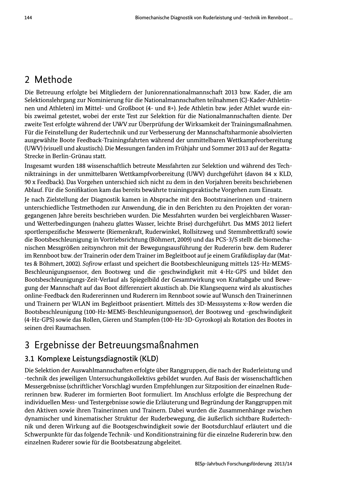 Vorschau BISp-Jahrbuch Forschungsförderung 2013/14 Seite 145