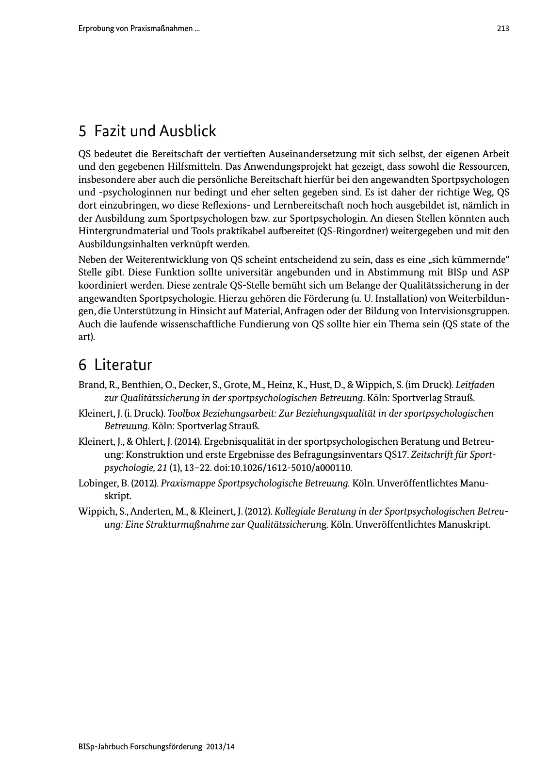 Vorschau BISp-Jahrbuch Forschungsförderung 2013/14 Seite 214