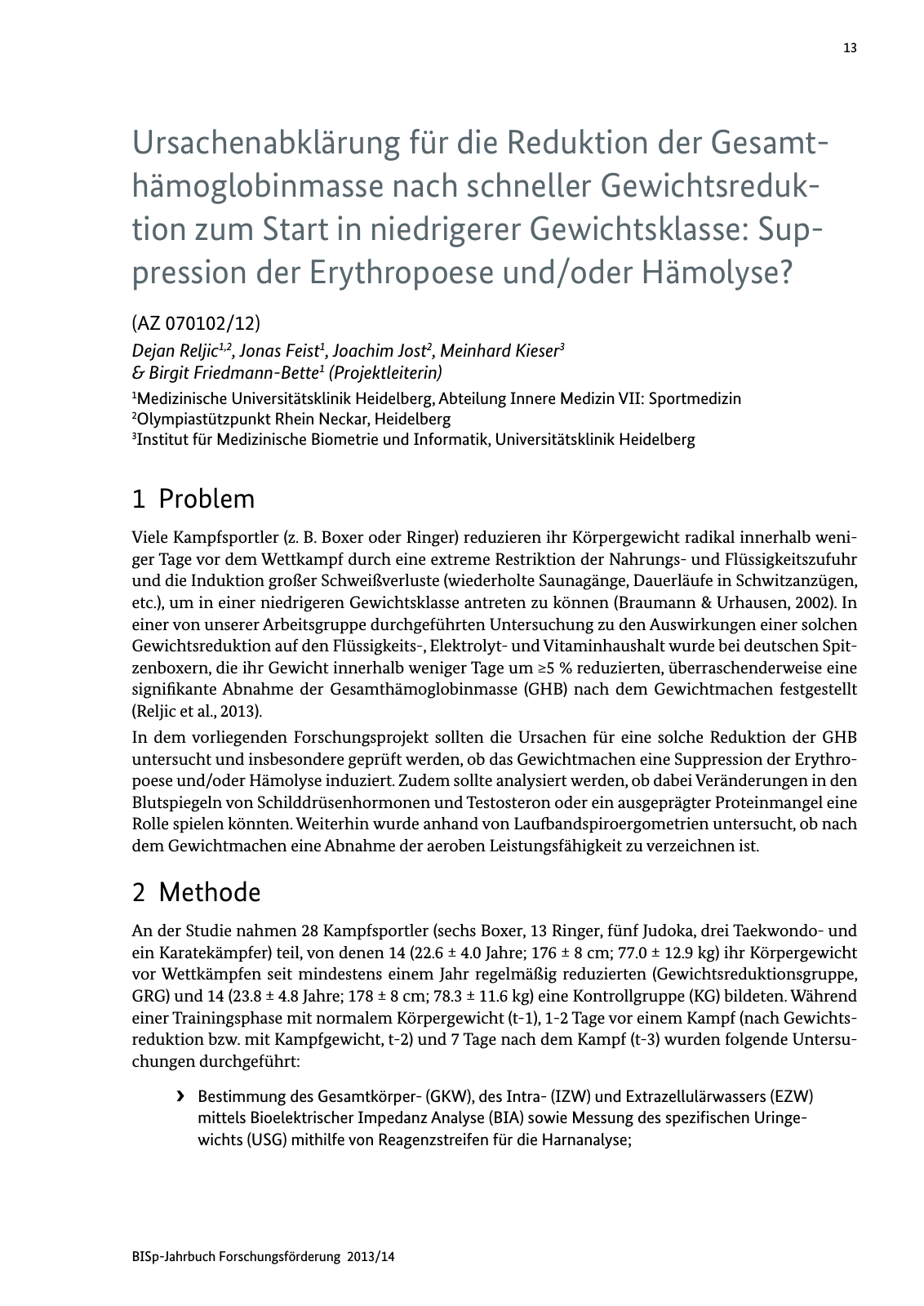 Vorschau BISp-Jahrbuch Forschungsförderung 2013/14 Seite 14