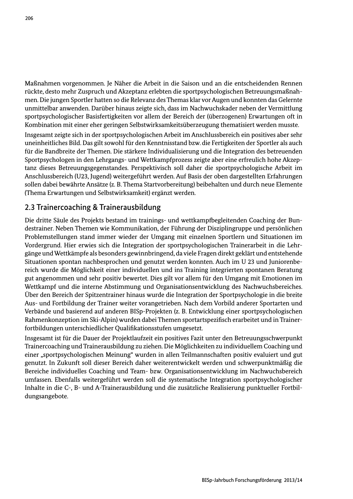 Vorschau BISp-Jahrbuch Forschungsförderung 2013/14 Seite 207