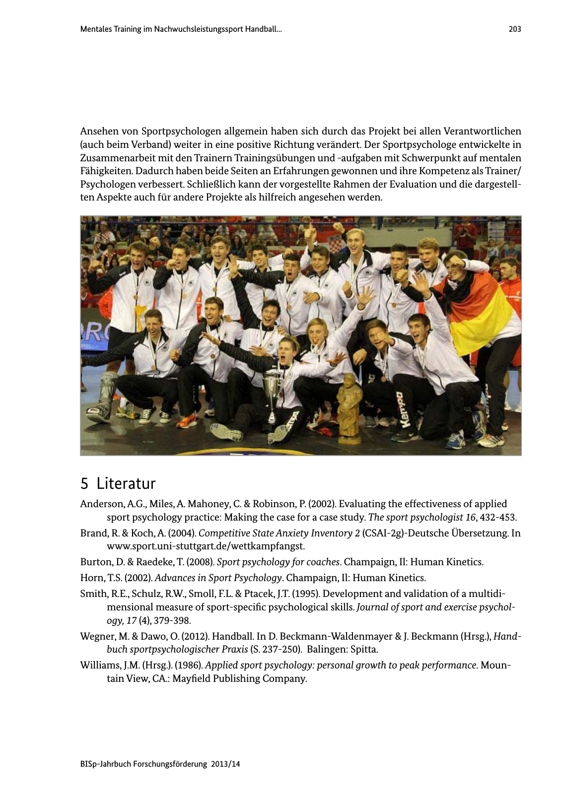 Vorschau BISp-Jahrbuch Forschungsförderung 2013/14 Seite 204