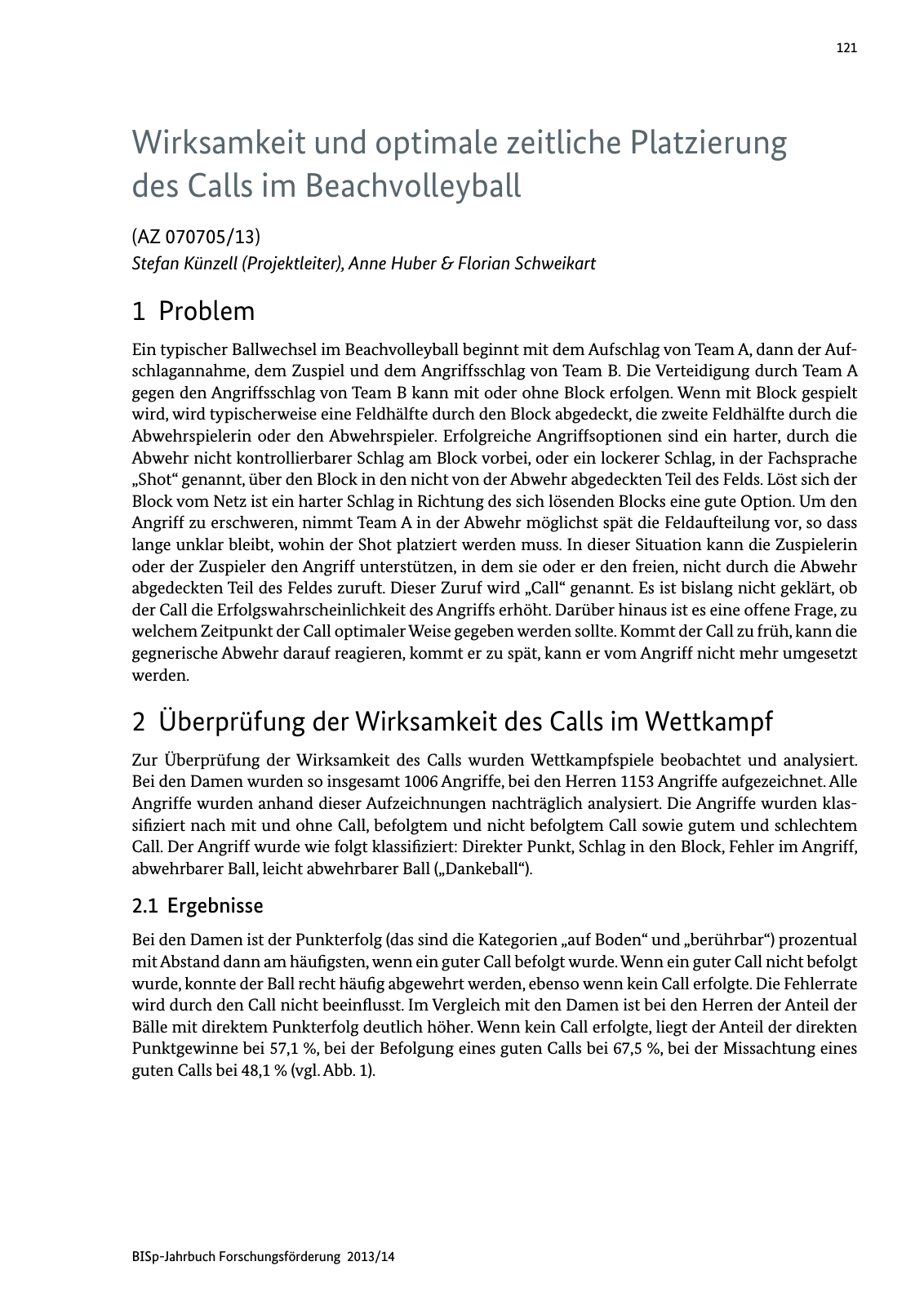 Vorschau BISp-Jahrbuch Forschungsförderung 2013/14 Seite 122