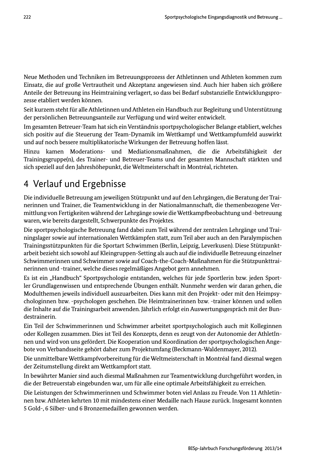 Vorschau BISp-Jahrbuch Forschungsförderung 2013/14 Seite 223
