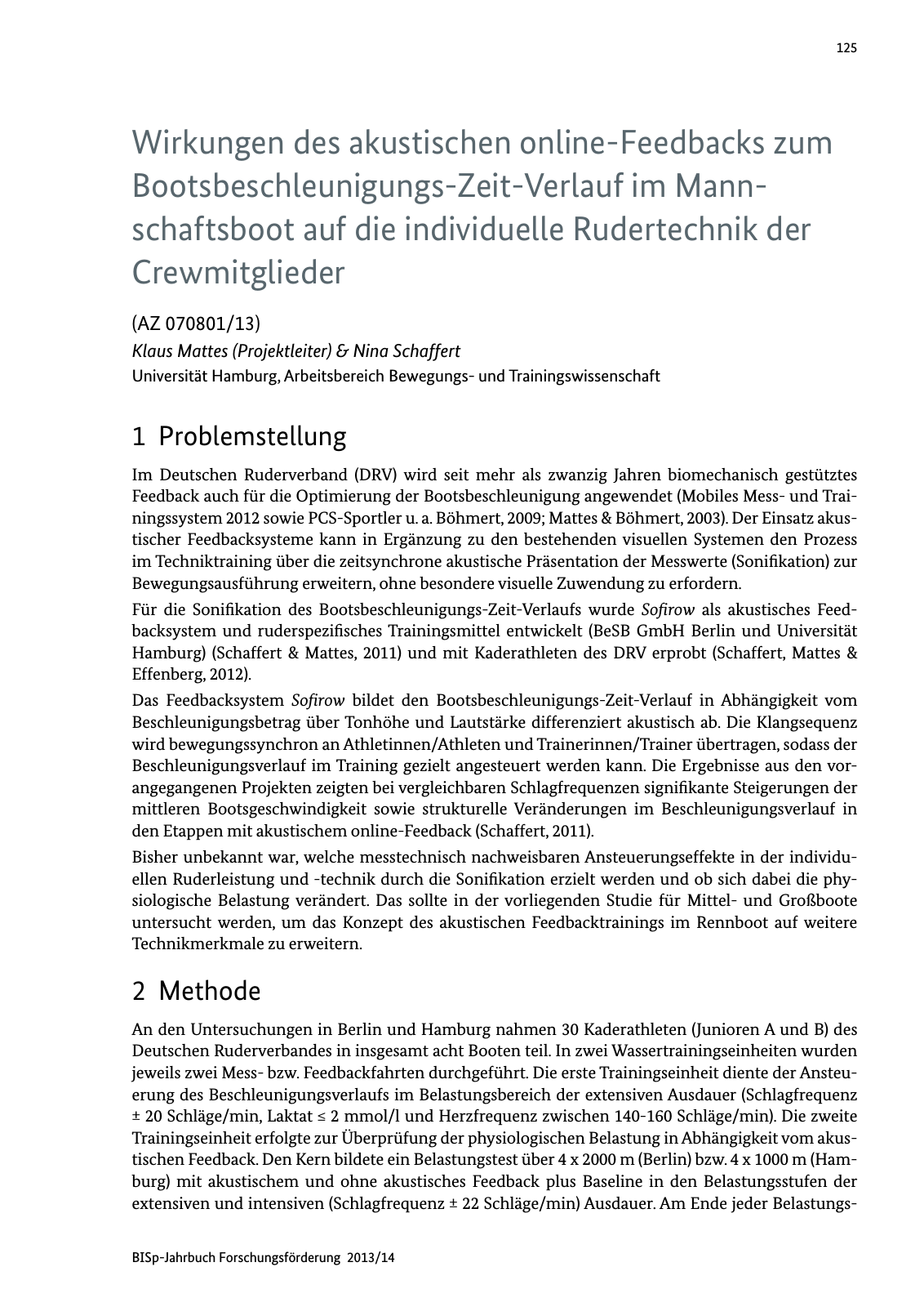 Vorschau BISp-Jahrbuch Forschungsförderung 2013/14 Seite 126
