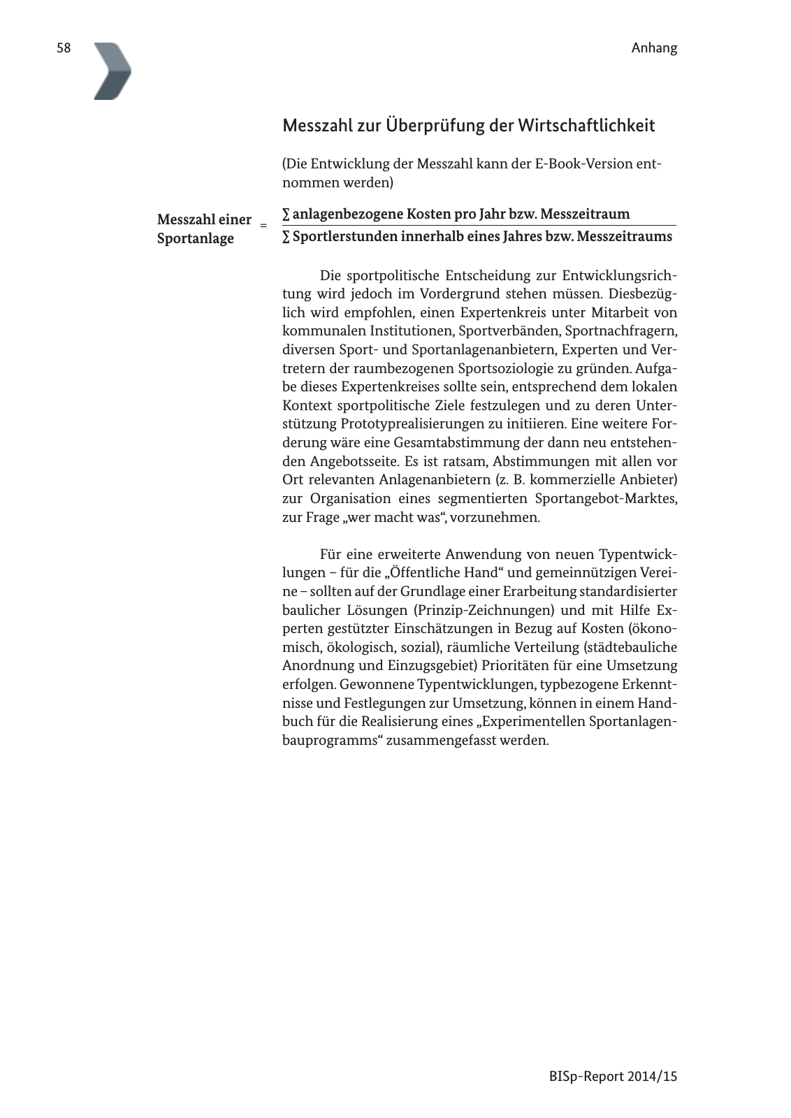 Vorschau BISp-Report 2014/15 : Bilanz und Perspektiven Seite 60