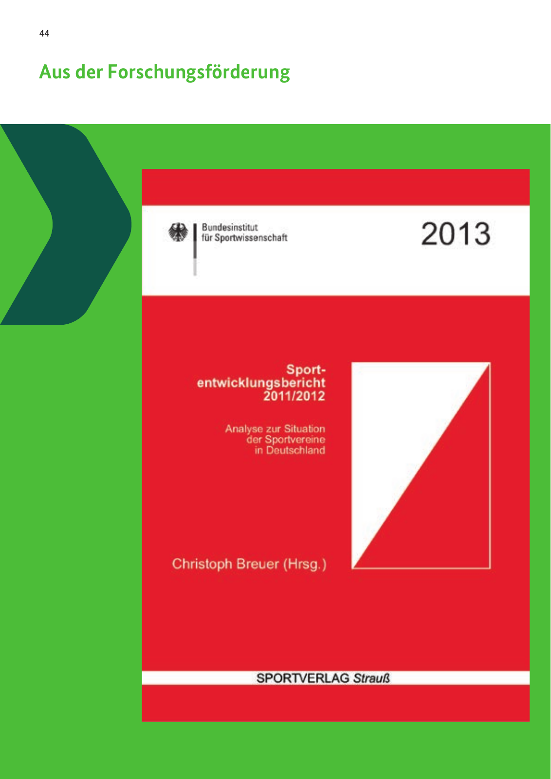Vorschau BISp-Report 2014/15 : Bilanz und Perspektiven Seite 46