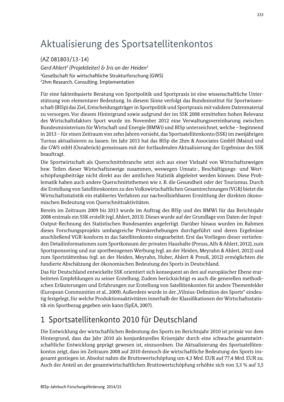 Vorschau Jahrbuch 2014/15 Seite 234