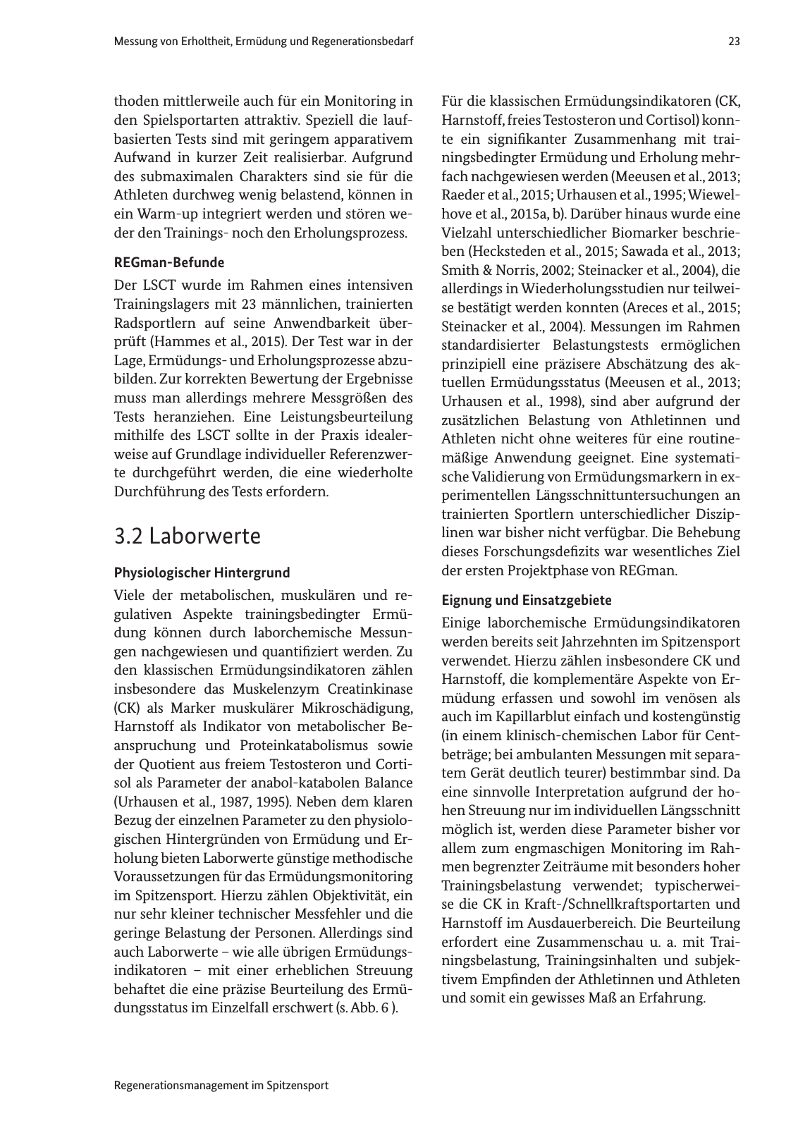Vorschau Handreichung Regmann / Regenerationsmanagement im Spitzensport Seite 24