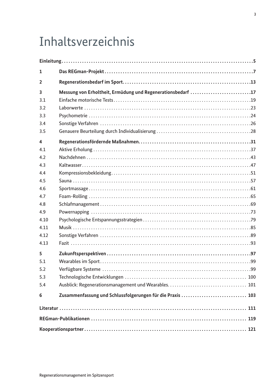 Vorschau Handreichung Regmann / Regenerationsmanagement im Spitzensport Seite 4