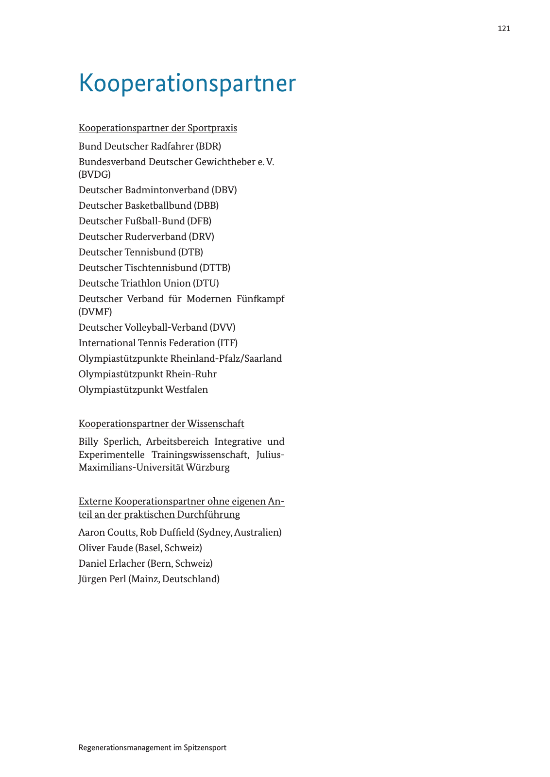 Vorschau Handreichung Regmann / Regenerationsmanagement im Spitzensport Seite 122