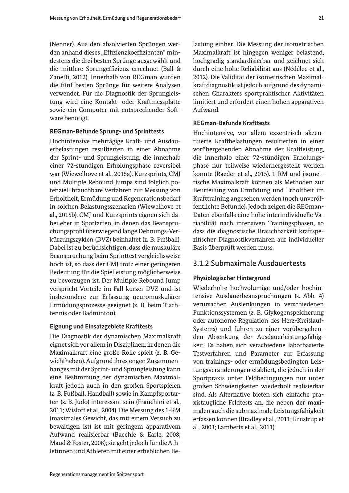 Vorschau Handreichung Regmann / Regenerationsmanagement im Spitzensport Seite 22