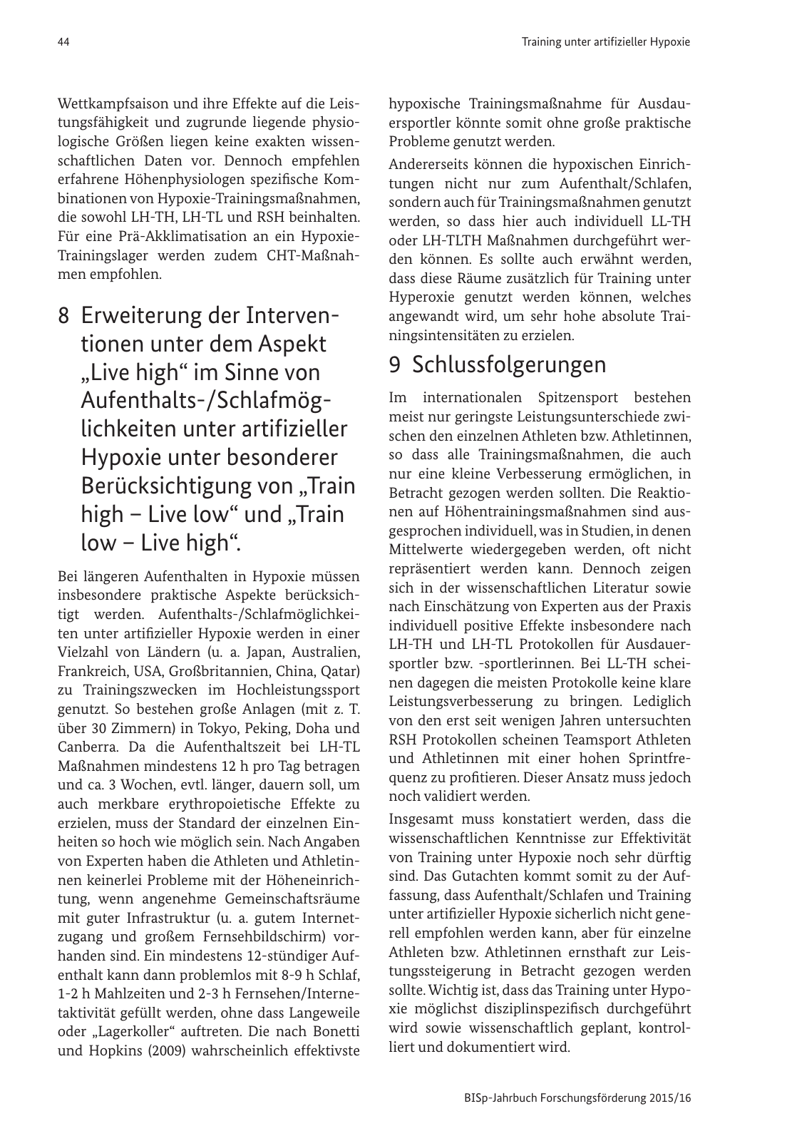 Vorschau BISp-Jahrbuch Forschungsförderung 2015/16 Seite 46