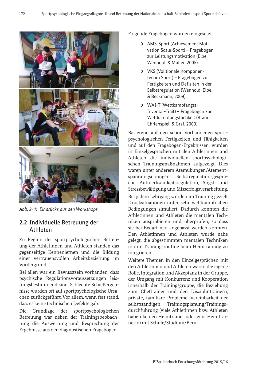 Vorschau BISp-Jahrbuch Forschungsförderung 2015/16 Seite 174