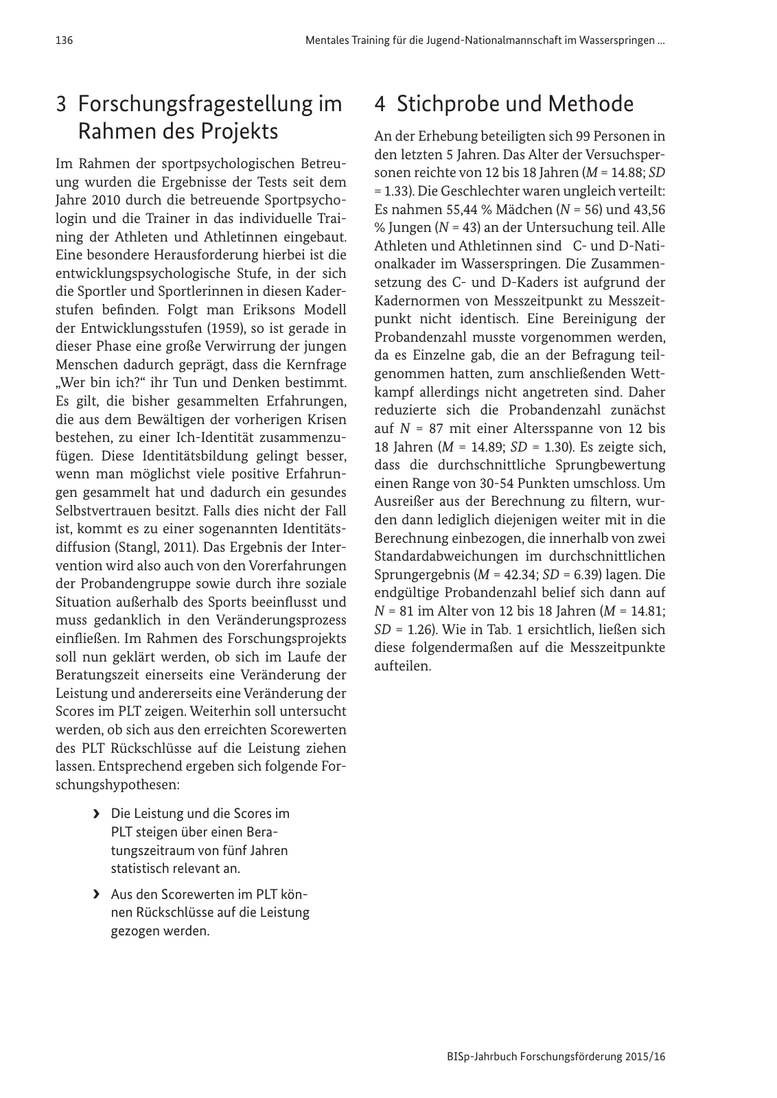 Vorschau BISp-Jahrbuch Forschungsförderung 2015/16 Seite 138