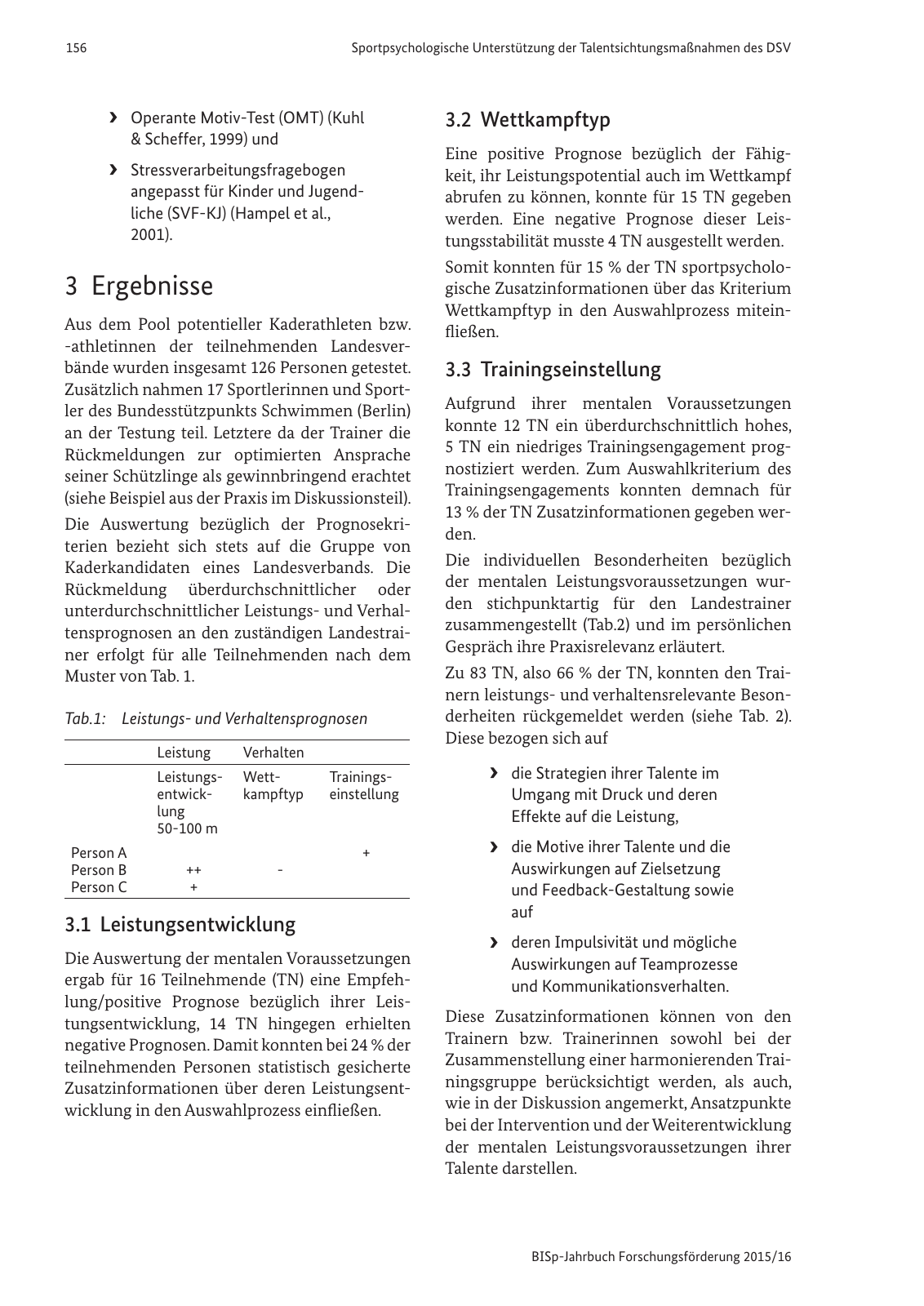 Vorschau BISp-Jahrbuch Forschungsförderung 2015/16 Seite 158
