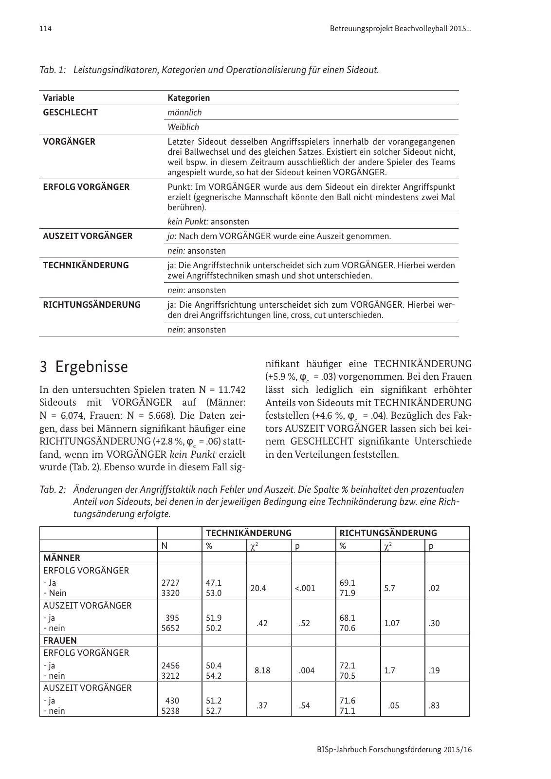 Vorschau BISp-Jahrbuch Forschungsförderung 2015/16 Seite 116