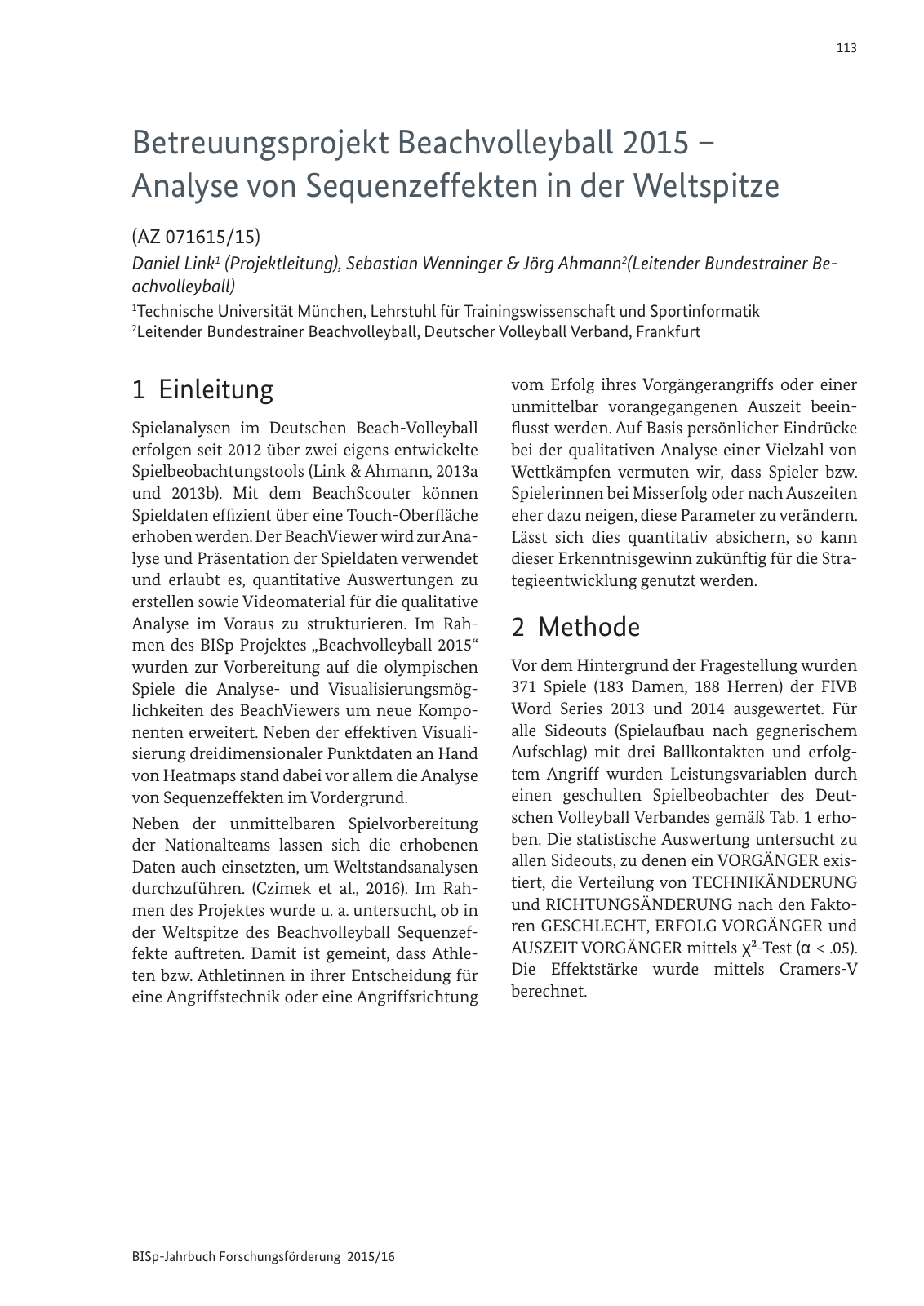 Vorschau BISp-Jahrbuch Forschungsförderung 2015/16 Seite 115