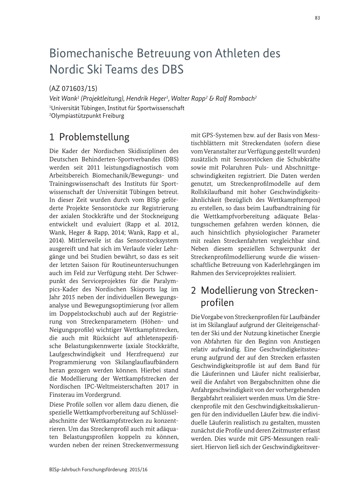 Vorschau BISp-Jahrbuch Forschungsförderung 2015/16 Seite 85