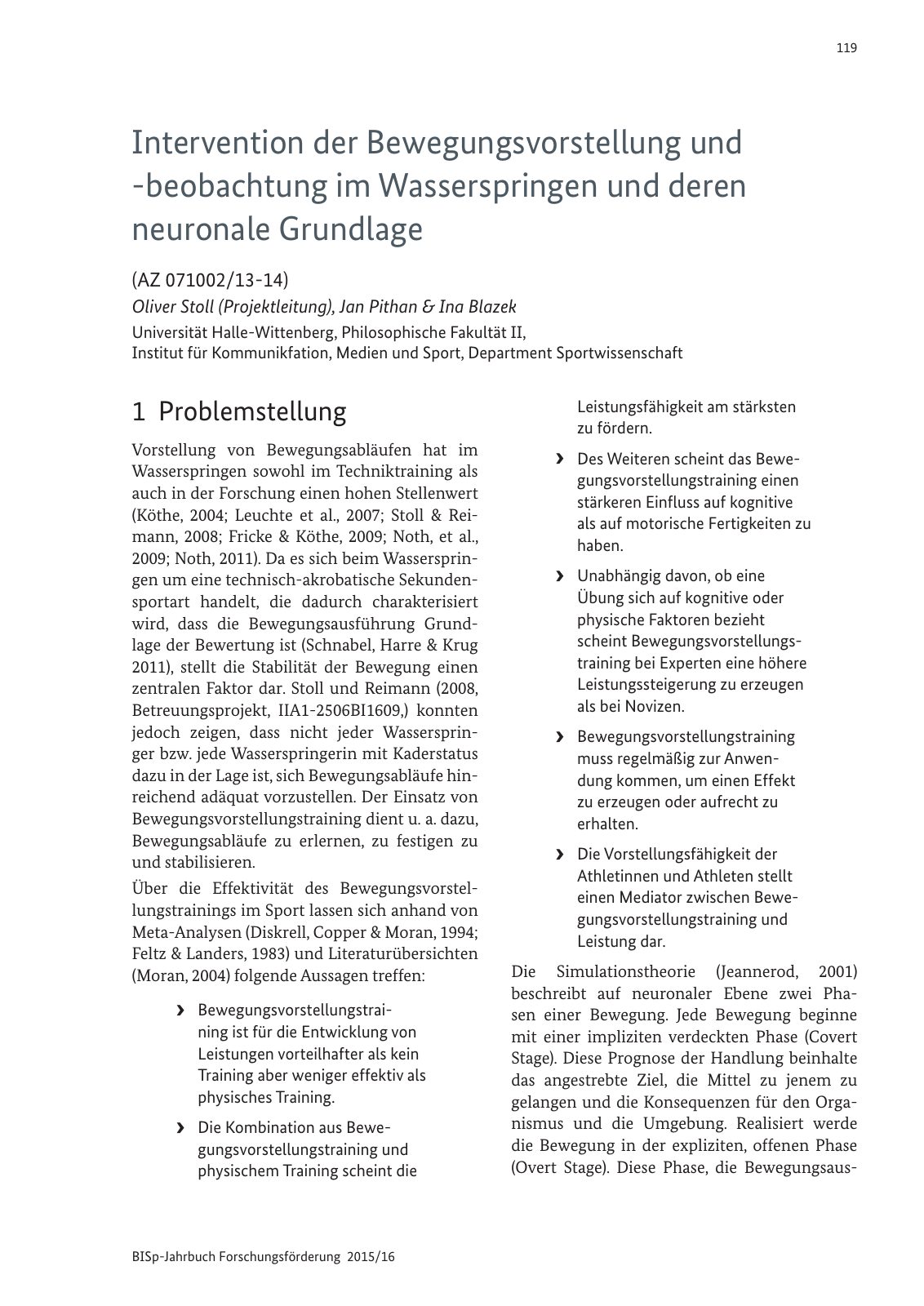Vorschau BISp-Jahrbuch Forschungsförderung 2015/16 Seite 121