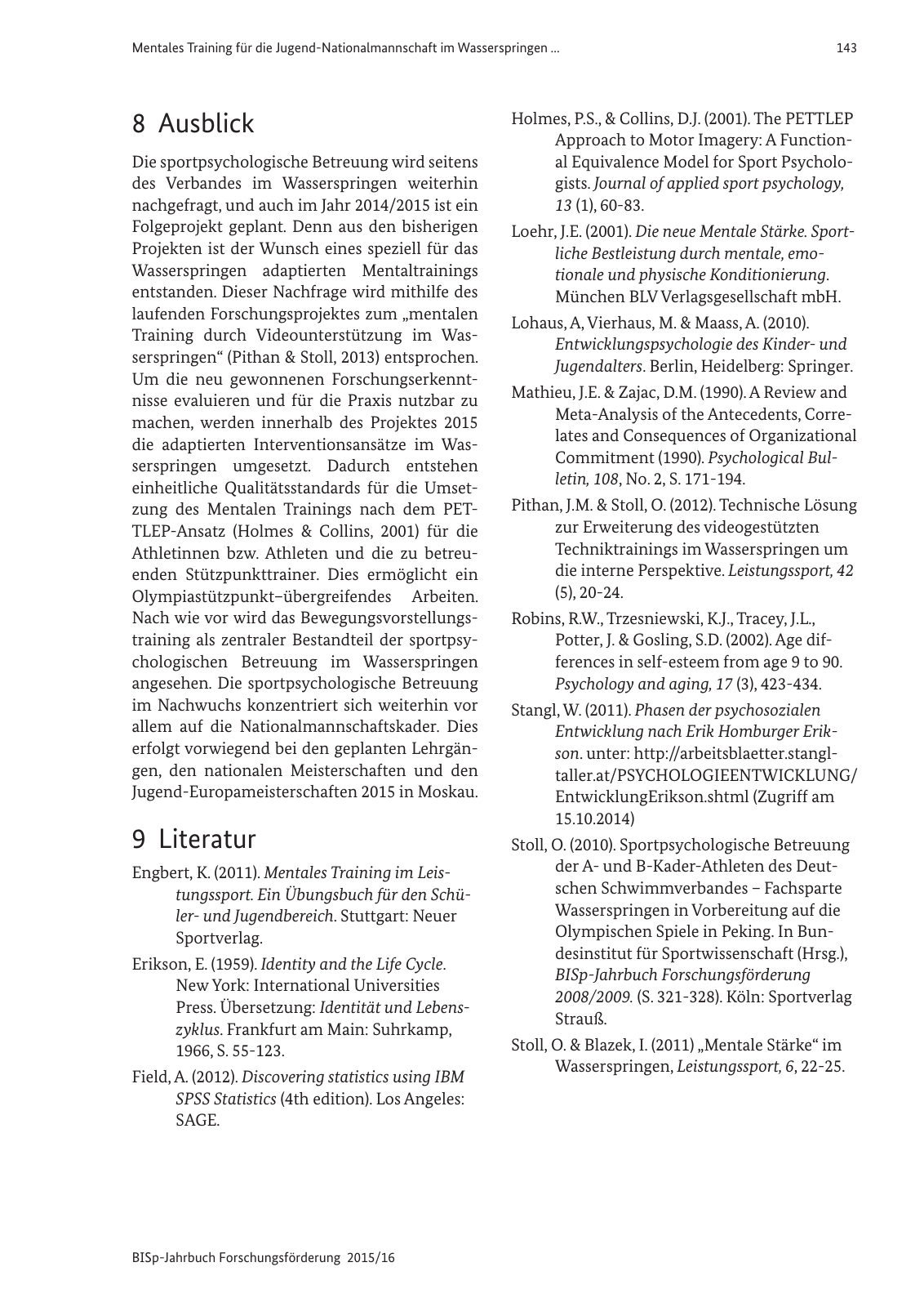 Vorschau BISp-Jahrbuch Forschungsförderung 2015/16 Seite 145