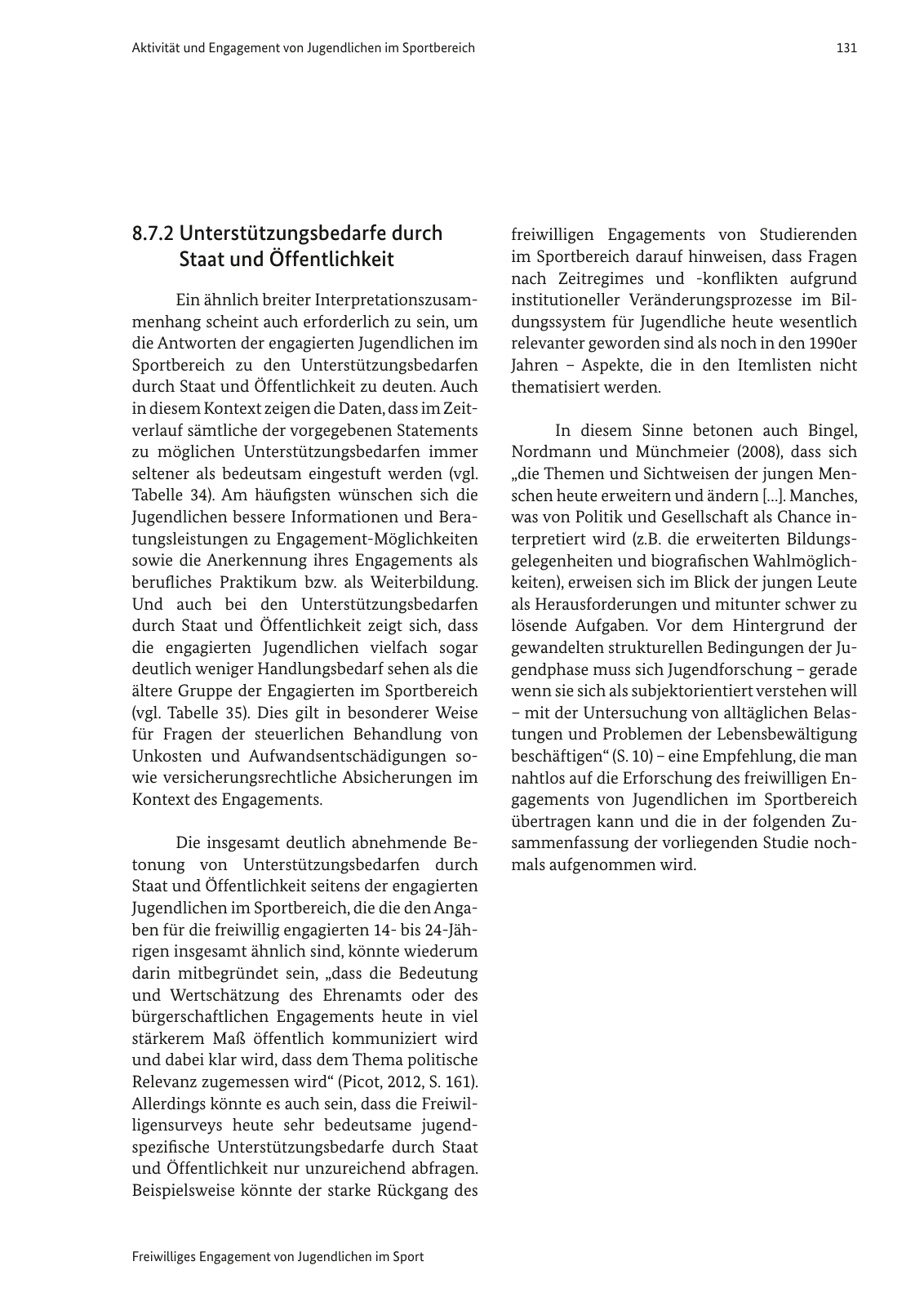 Vorschau Ehrenamtliches und freiwilliges Engagement im Sport Seite 131