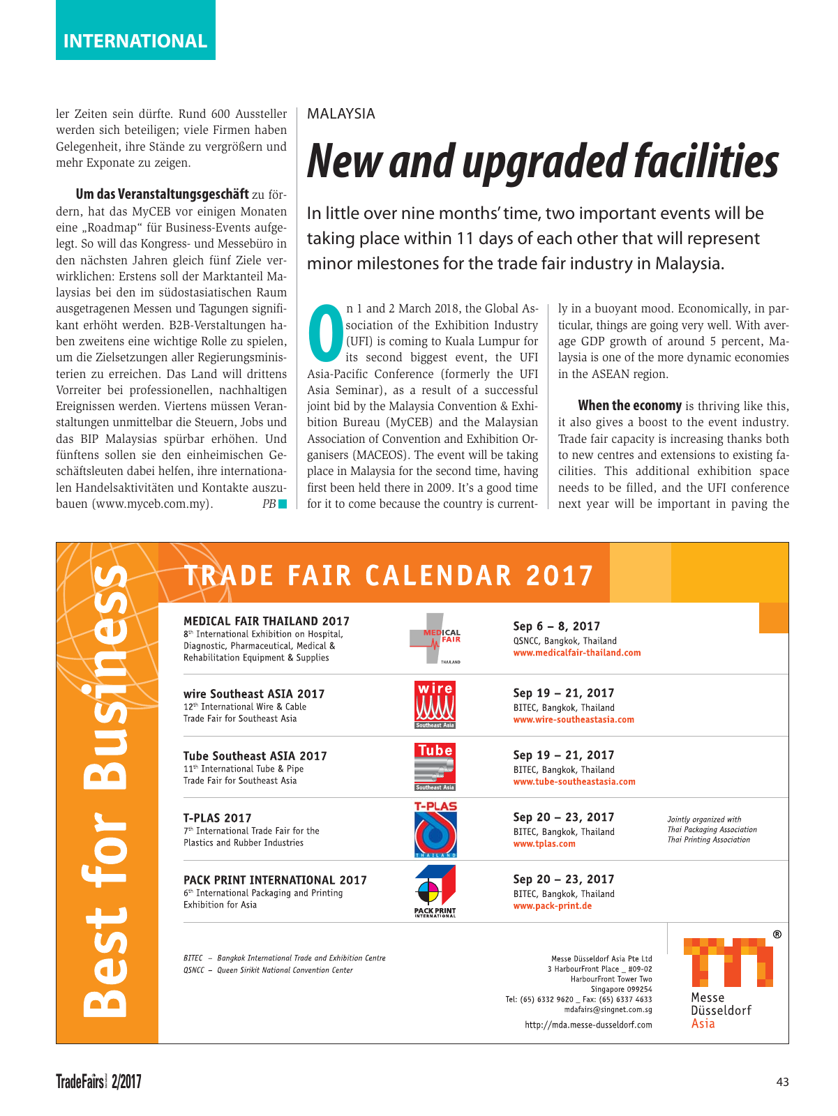 Vorschau TFI Trade-Fairs-International 02/2017 Seite 43