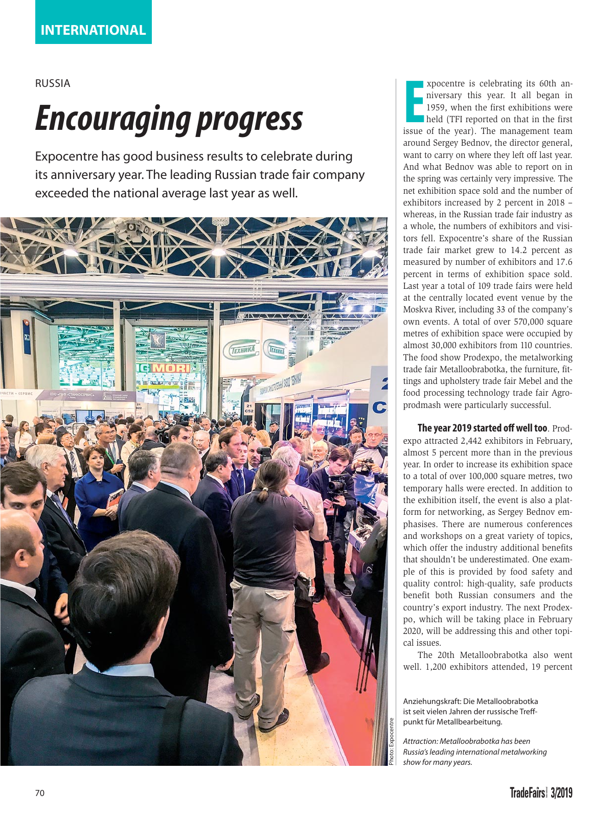 Vorschau TFI Trade-Fairs-International 03/2019 Seite 70