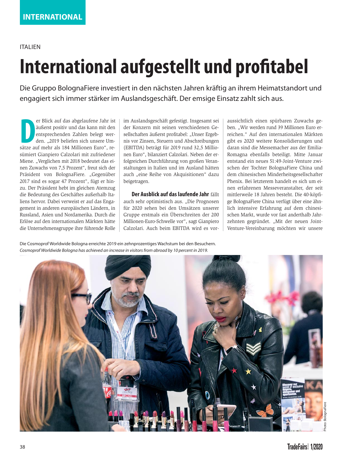 Vorschau TFI Trade-Fairs-International 01/2020 Seite 38