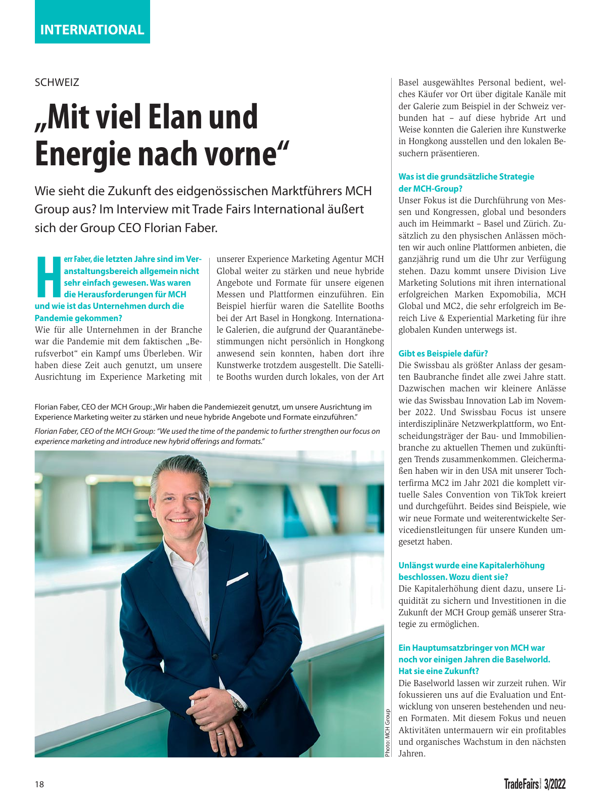 Vorschau TFI Trade-Fairs-International 03/2022 Seite 18
