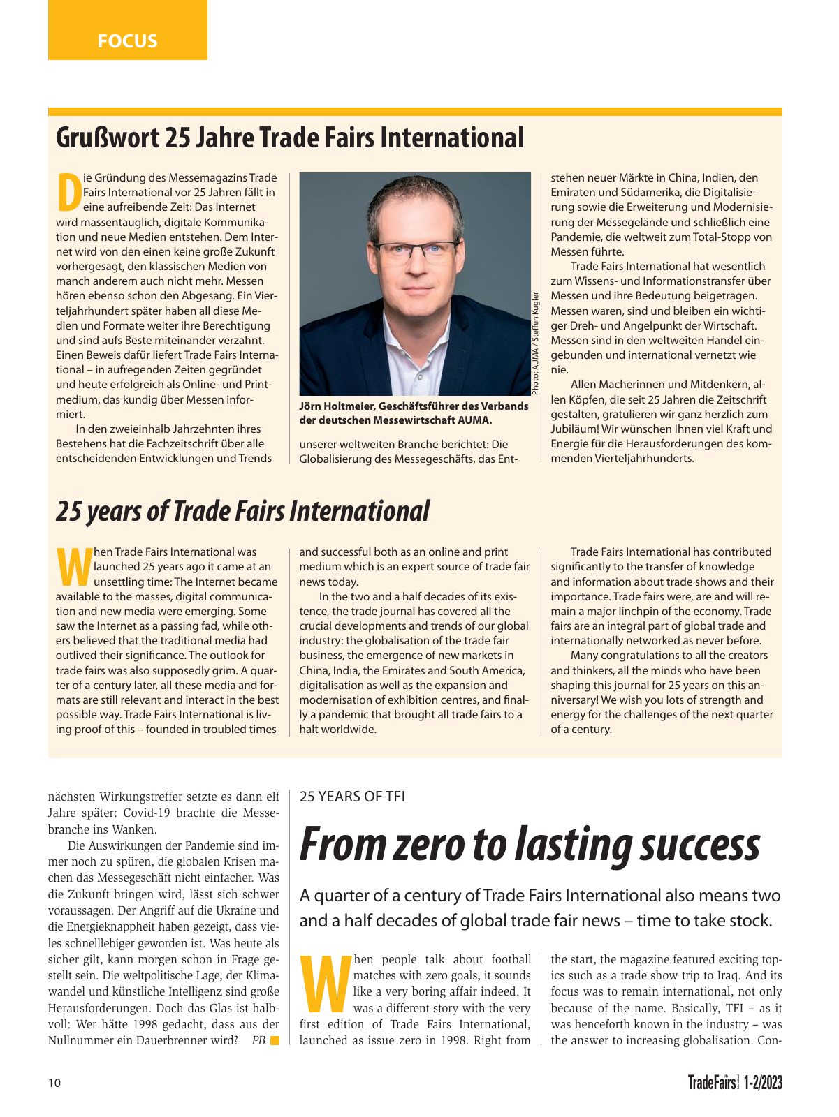 Vorschau TFI Trade-Fairs-International 01/2023 Seite 10