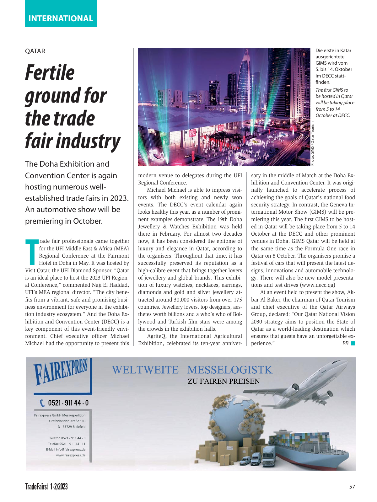 Vorschau TFI Trade-Fairs-International 01/2023 Seite 57