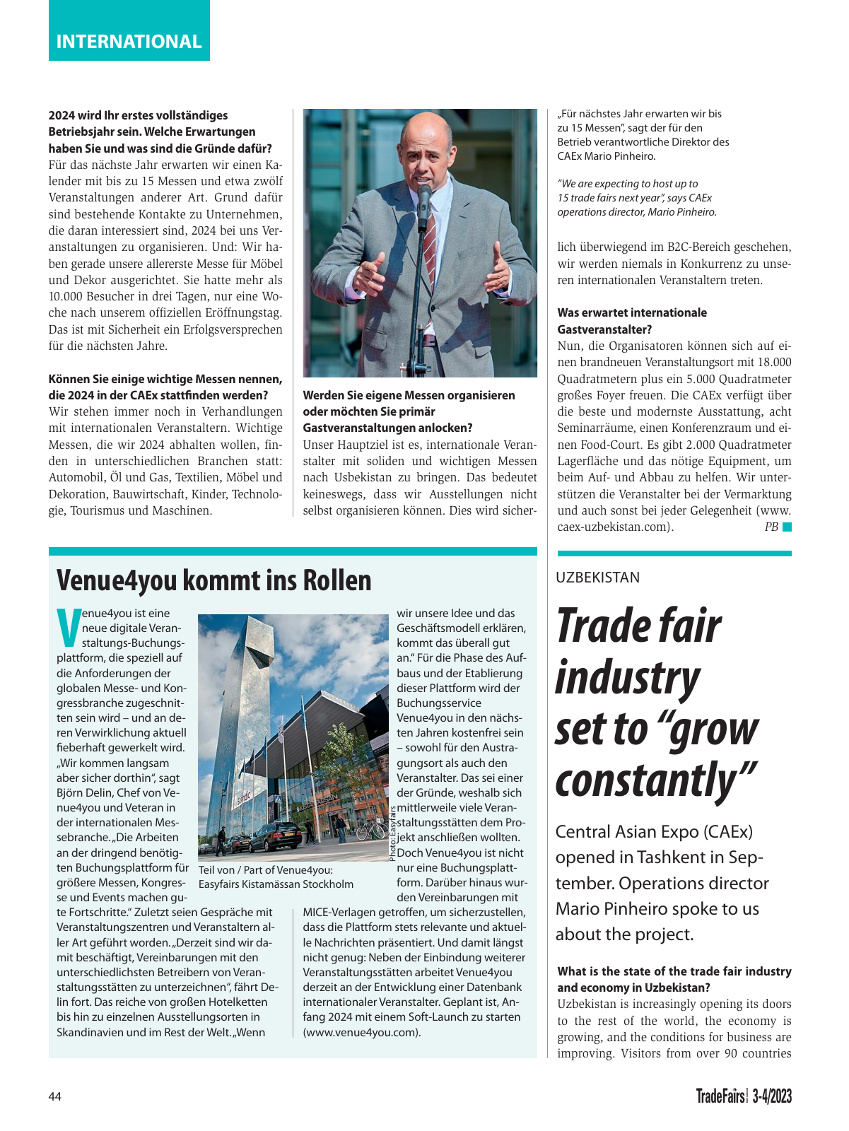Vorschau TFI Trade-Fairs-International 03/2023 Seite 44