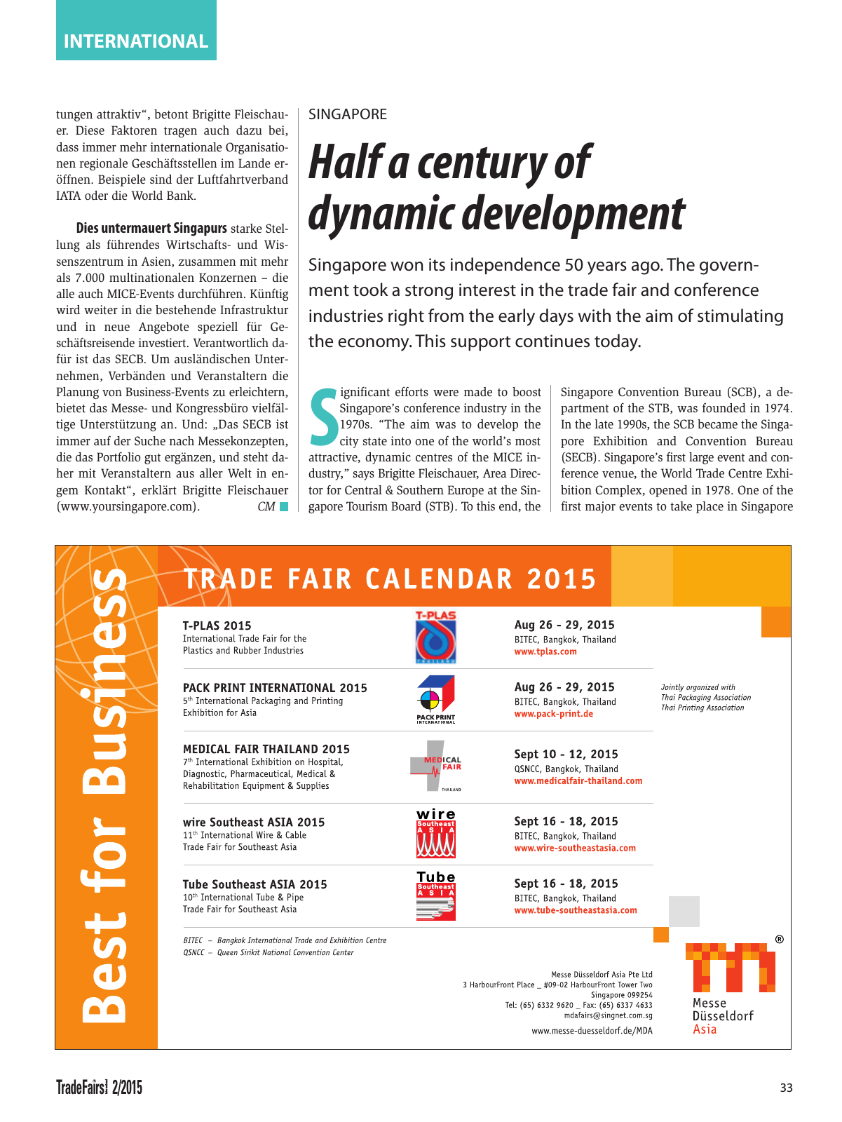 Vorschau TFI Trade-Fairs-International 02/2015 Seite 33