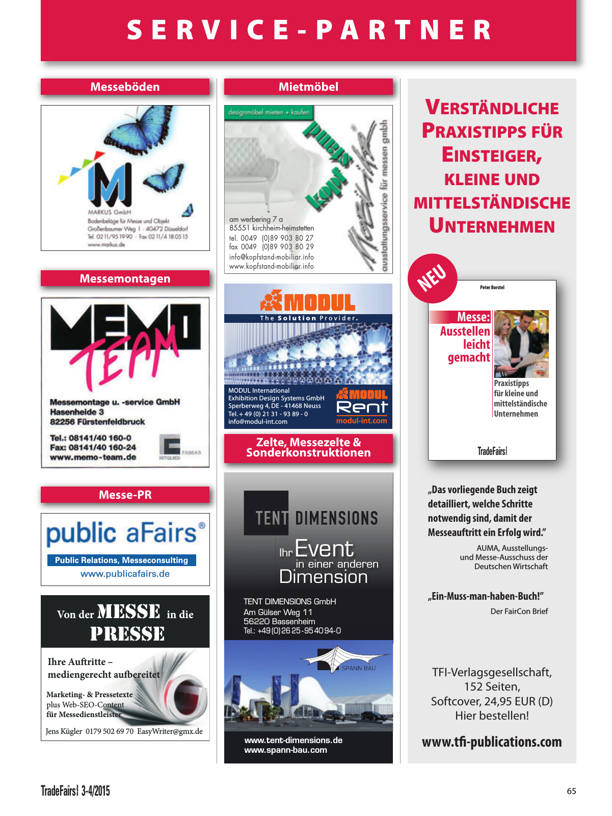 Vorschau TFI Trade-Fairs-International 03-04/2015 Seite 65