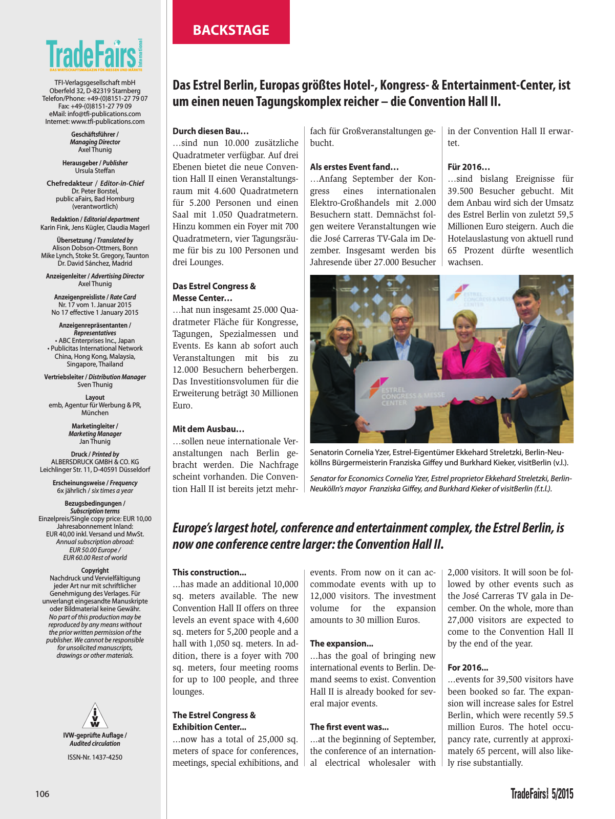 Vorschau TFI Trade-Fairs-International 05/2015 Seite 106
