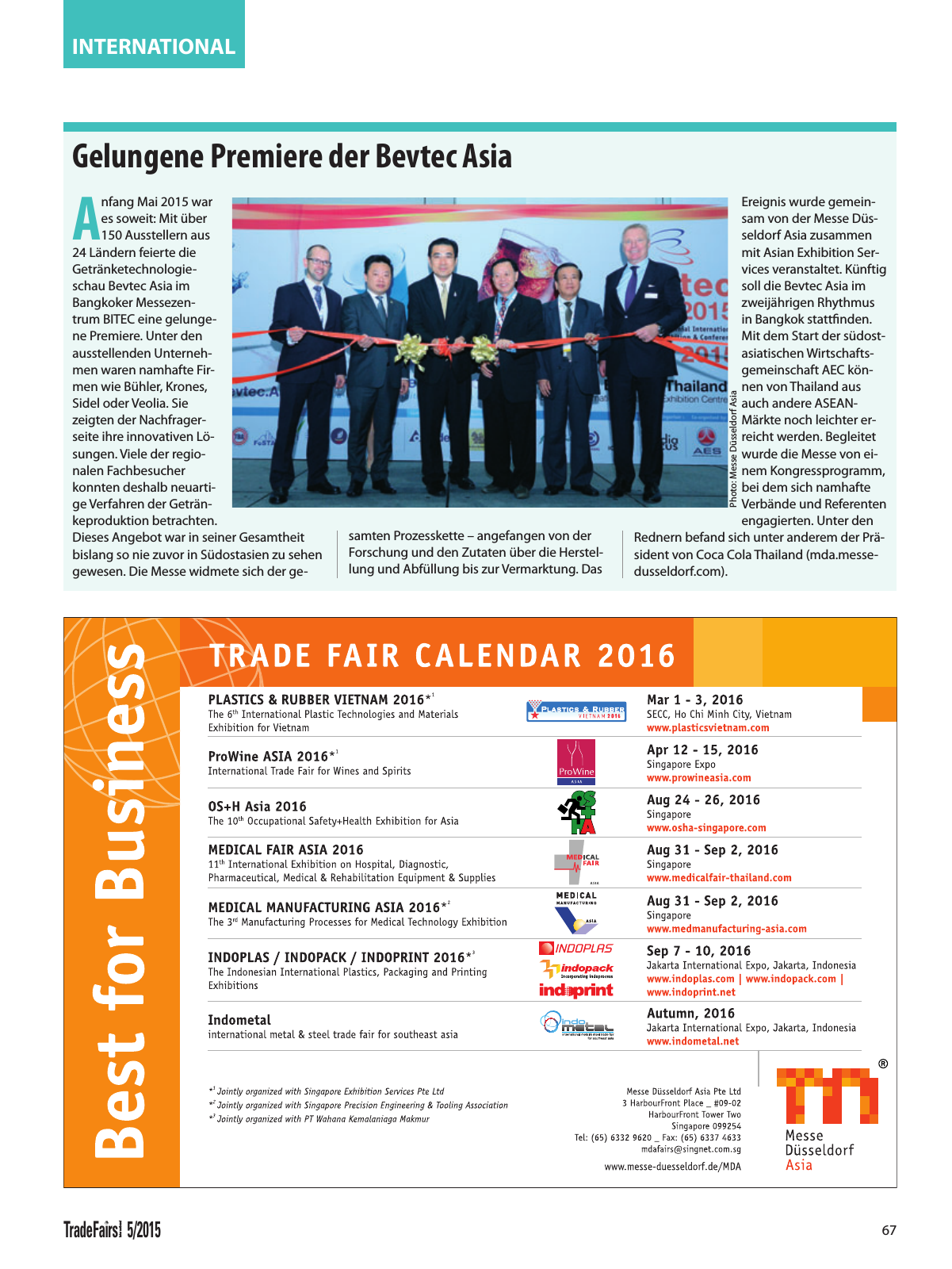 Vorschau TFI Trade-Fairs-International 05/2015 Seite 67