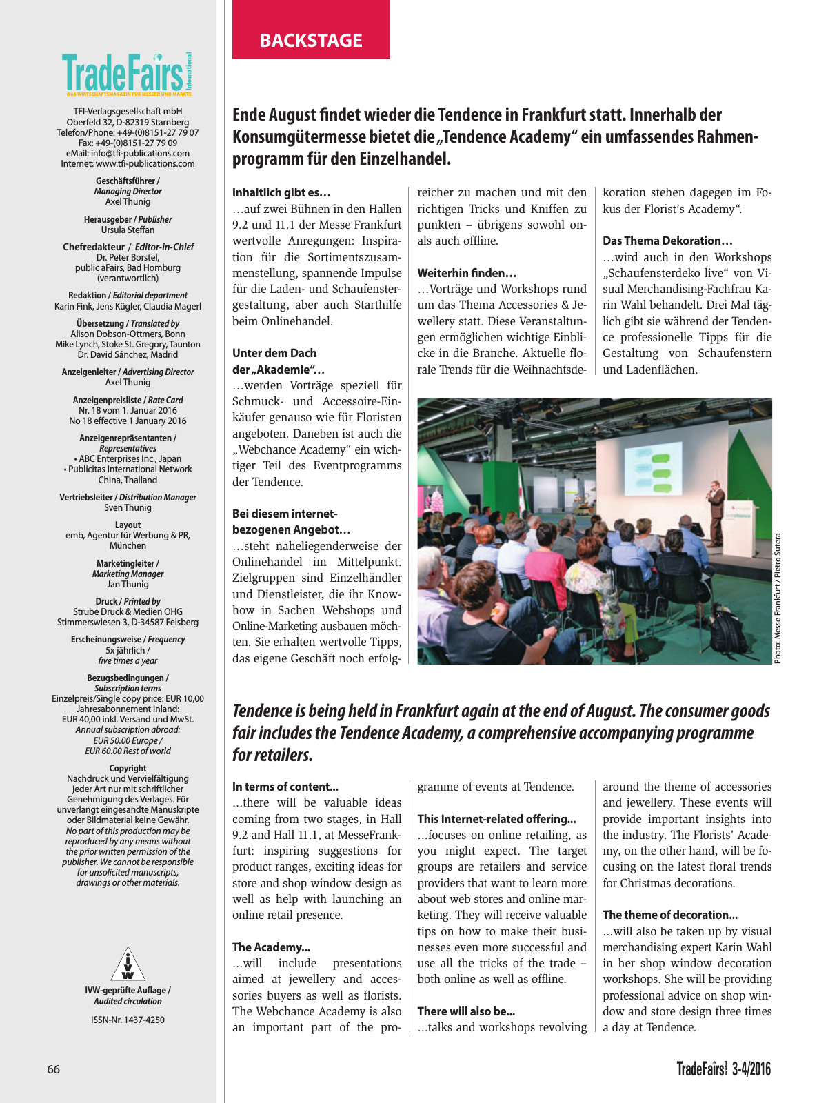 Vorschau TFI Trade-Fairs-International 03-04/2016 Seite 66