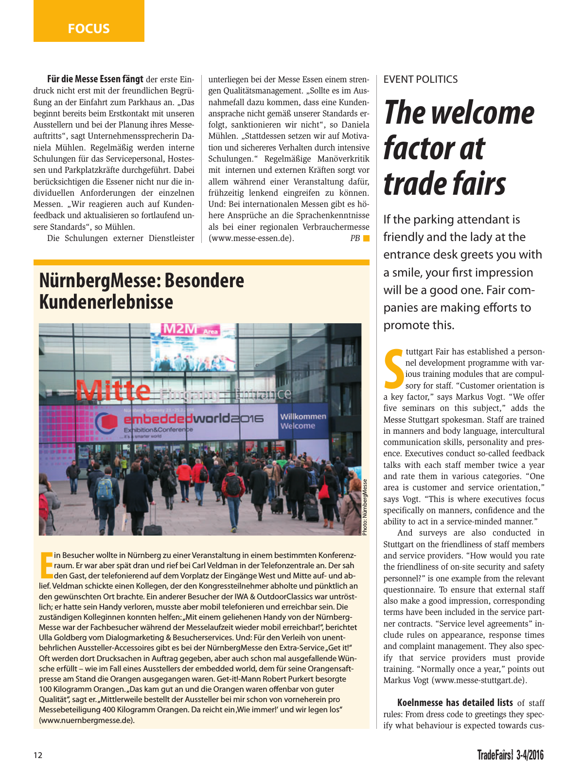 Vorschau TFI Trade-Fairs-International 03-04/2016 Seite 12