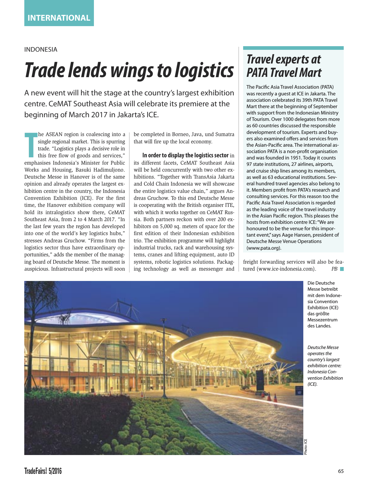 Vorschau TFI Trade-Fairs-International 05/2016 Seite 65