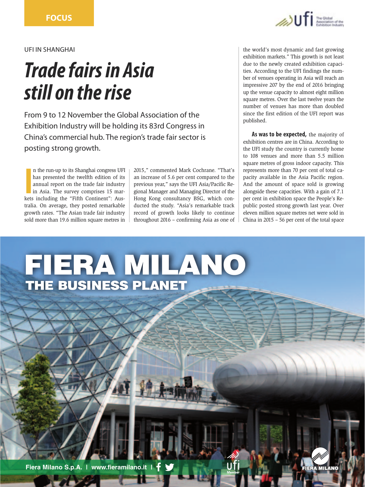 Vorschau TFI Trade-Fairs-International 05/2016 Seite 23