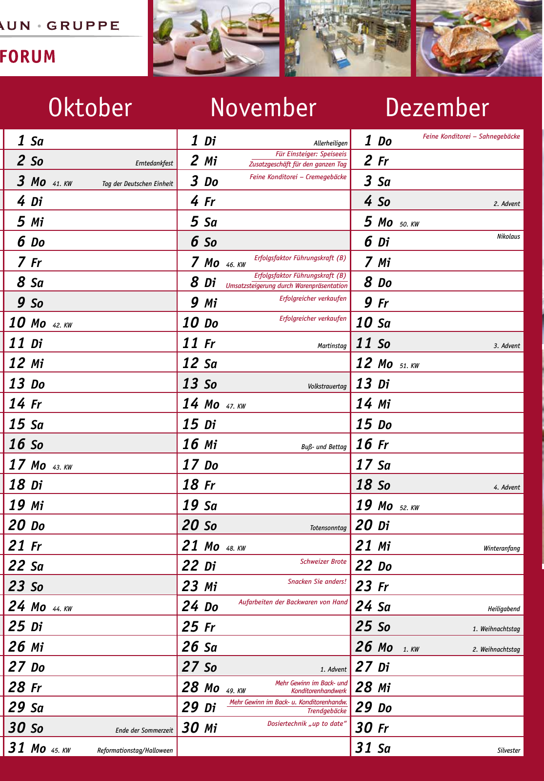 Vorschau Weiterbildungsprogramm 2016 Seite 51