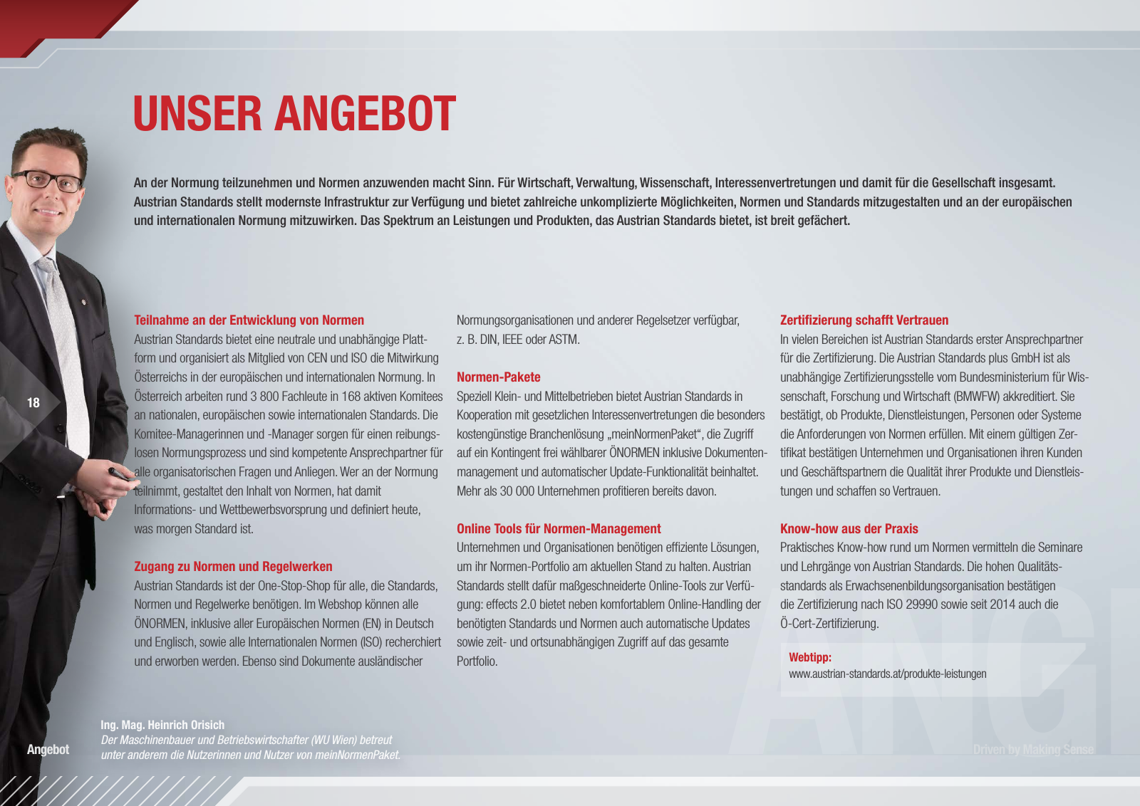 Vorschau Austrian Standards Jahresbericht 2014 Seite 18