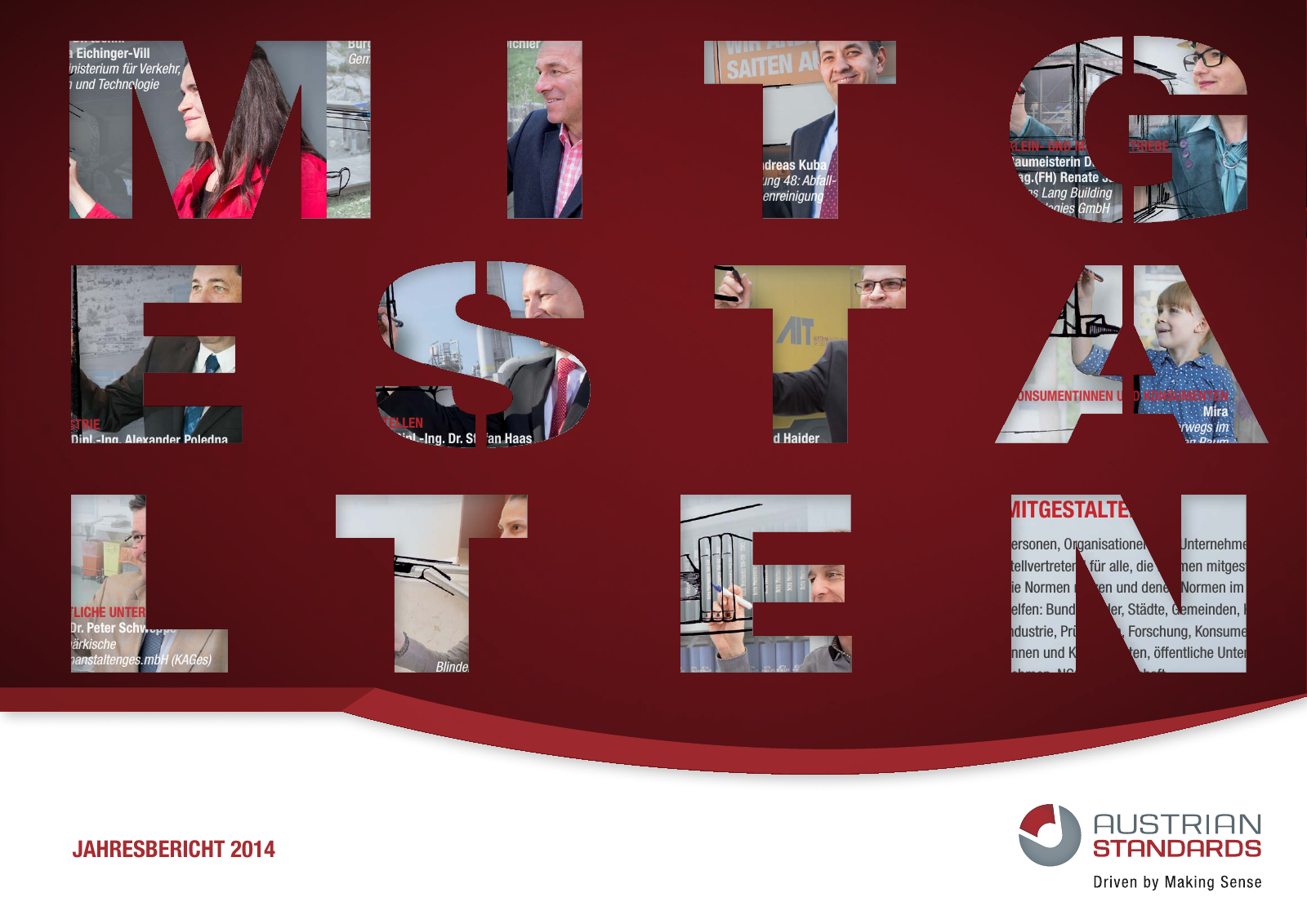 Vorschau Austrian Standards Jahresbericht 2014 Seite 1