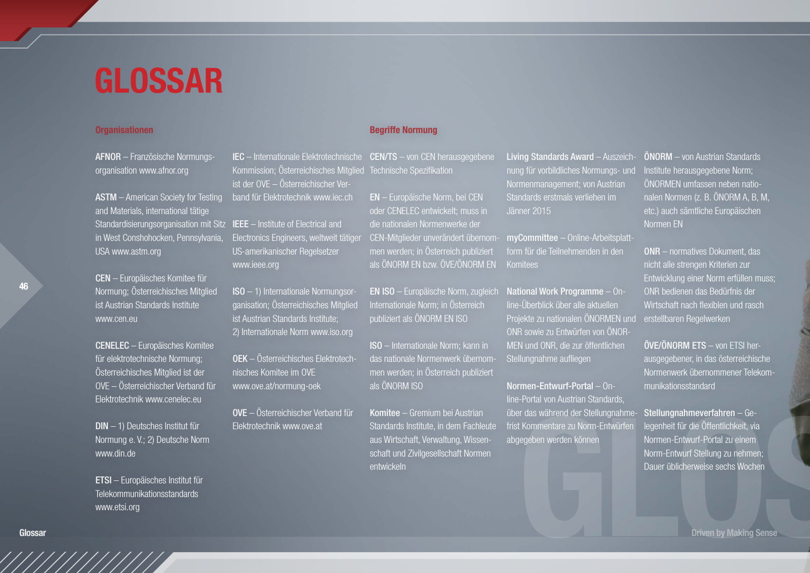 Vorschau Austrian Standards Jahresbericht 2014 Seite 46