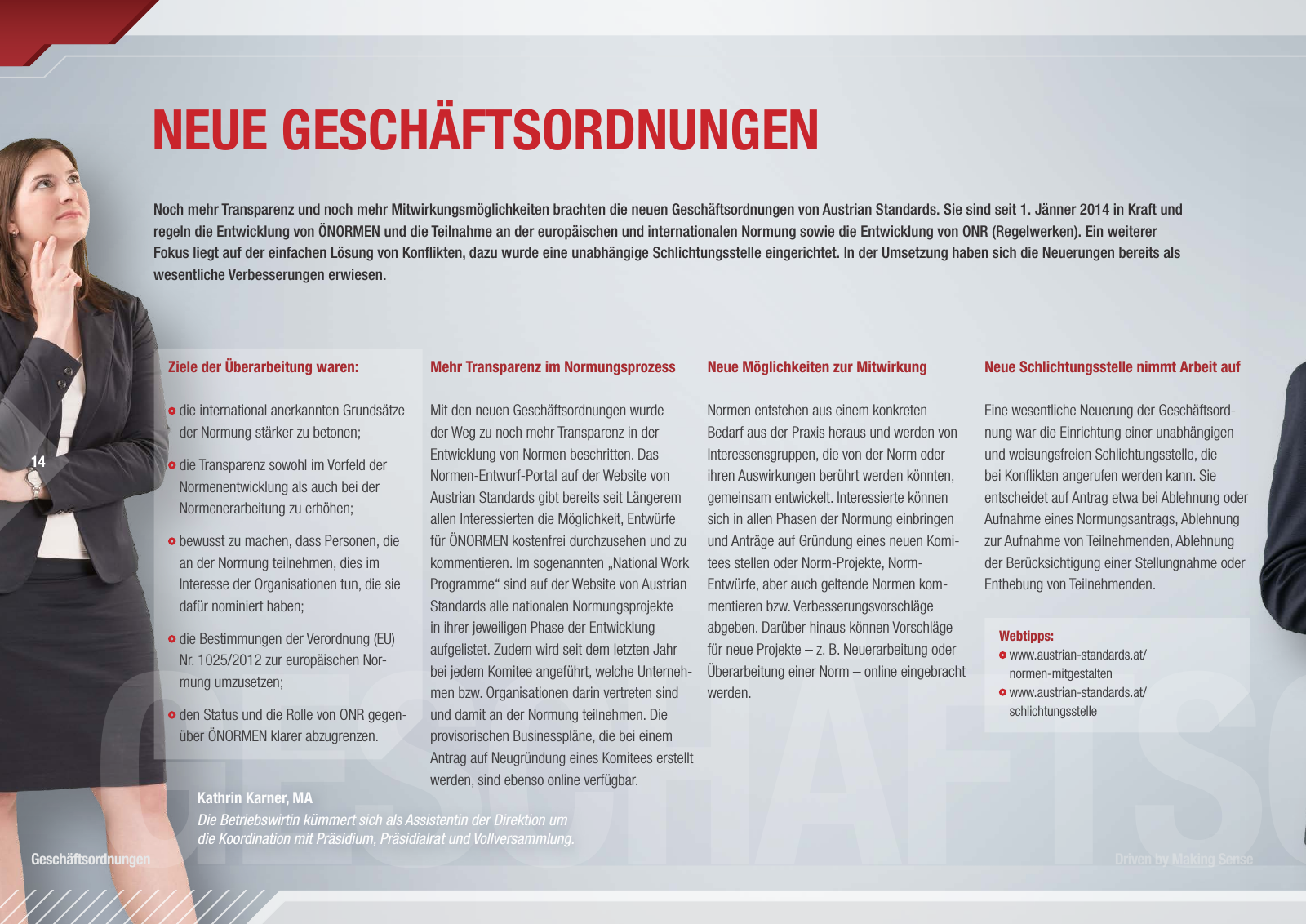 Vorschau Austrian Standards Jahresbericht 2014 Seite 14