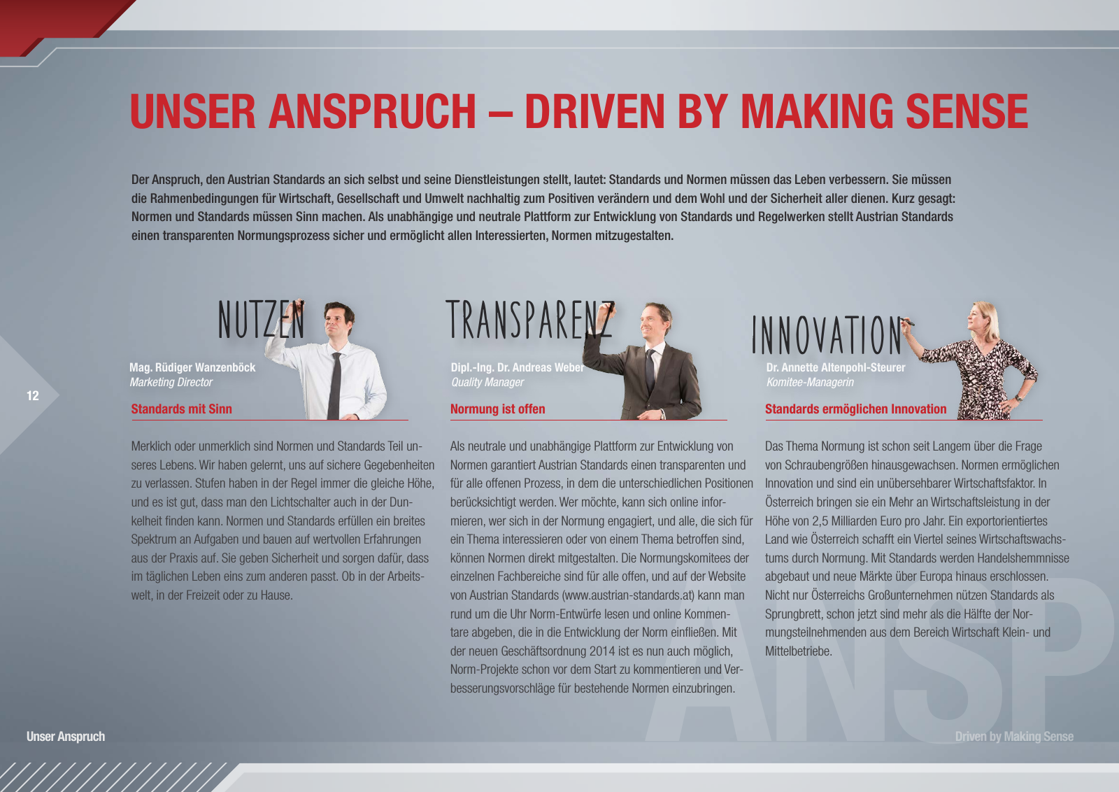 Vorschau Austrian Standards Jahresbericht 2014 Seite 12