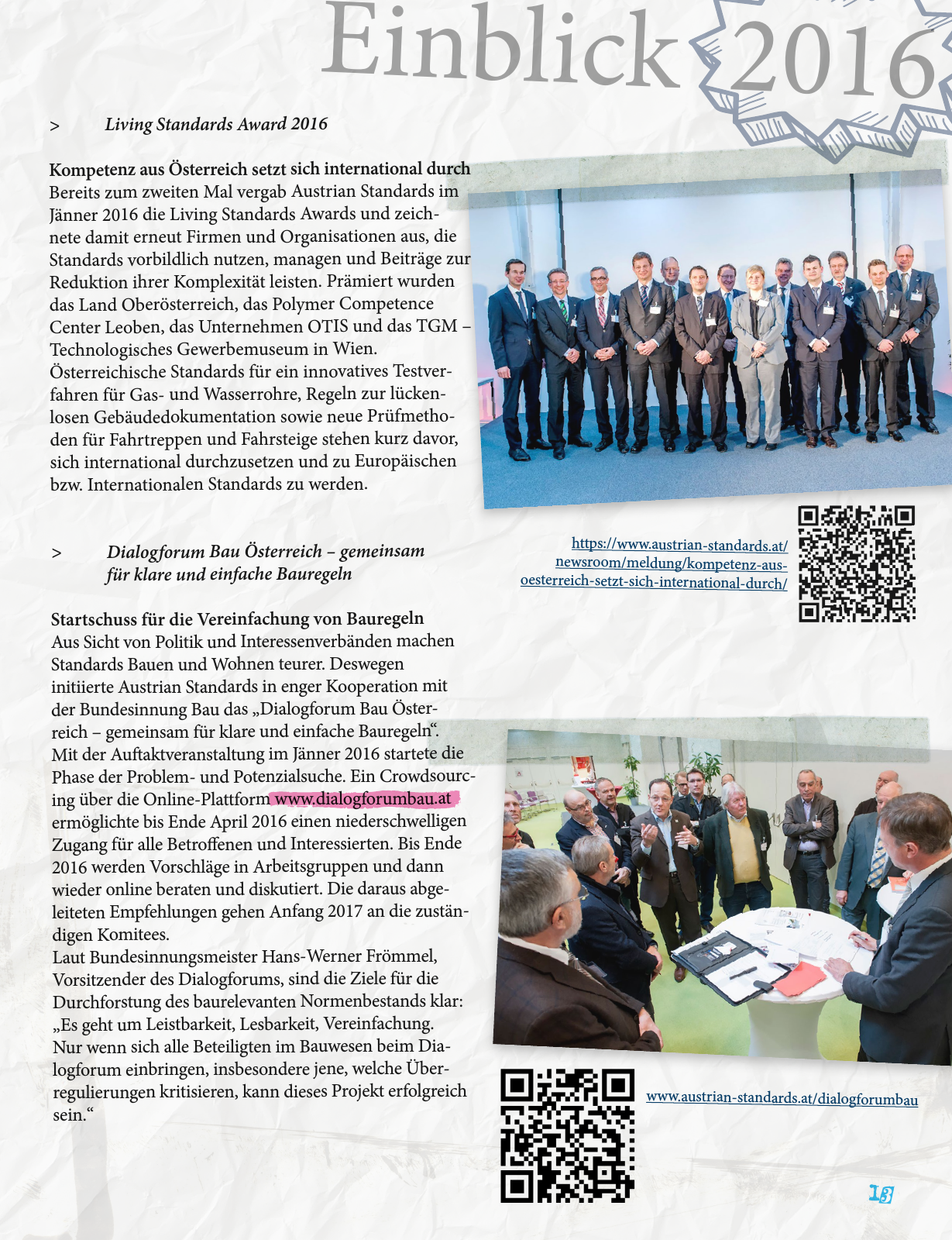Vorschau Austrian Standards Jahresbericht 2015 Seite 17